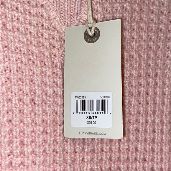Lucky Brand Pink Knit Sweater - Picture 7 of 10